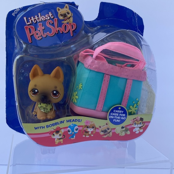Littlest Pet Shop German Shepherd Dog Puppy Case #61 New Vintage 2004Bobblehead - Picture 4 of 10